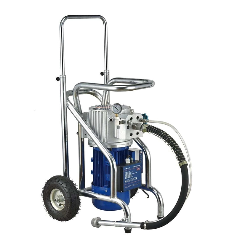 เครื่องพ่นสีเคลือบผนังอุตสาหกรรม Big Flow Airless Paint Sprayer พร้อมปั๊มไดอะแฟรมไฟฟ้าสำหรับลาเท็กซ์อิมัลชัน Paints