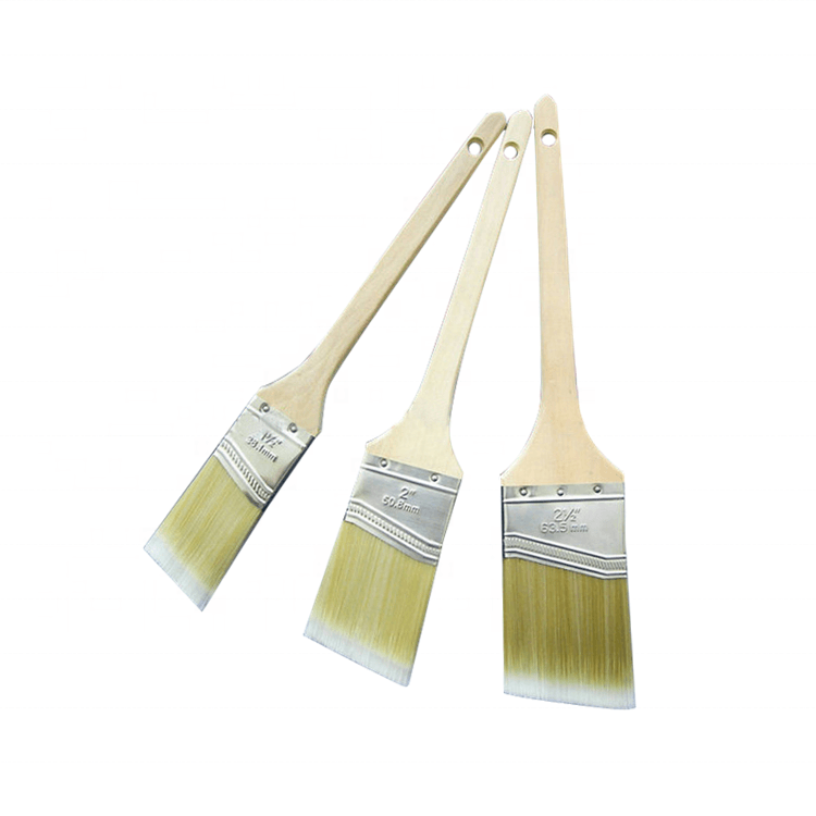 เครื่องมือวาดภาพ Wide Flat Large Area Professional Nylon Bristle Hair Paint Sash Brushes