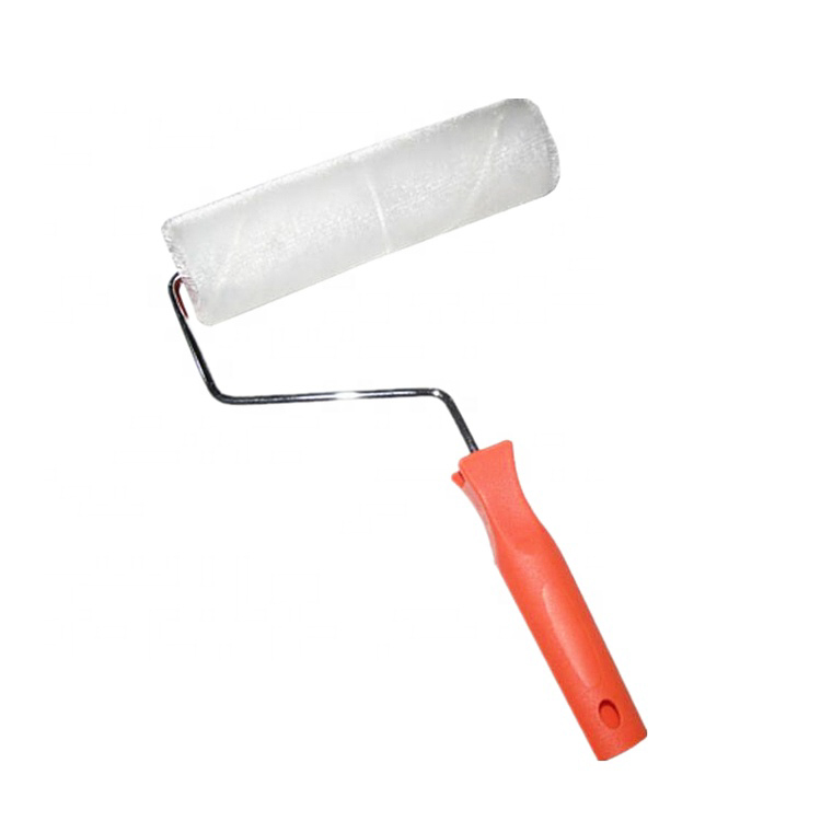 เครื่องมือตกแต่ง Flocking Fabric แปรงลูกกลิ้งทาสี No Drip Lint Free Handy Brush Roller